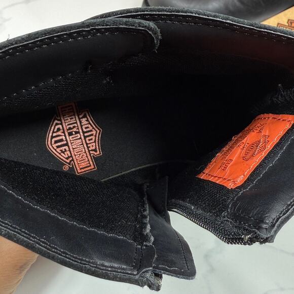 Harley Davidson LaLanne Double Strap Black Motorcycle Boots D84711 Women's 7.5 M - Picture 8 of 14